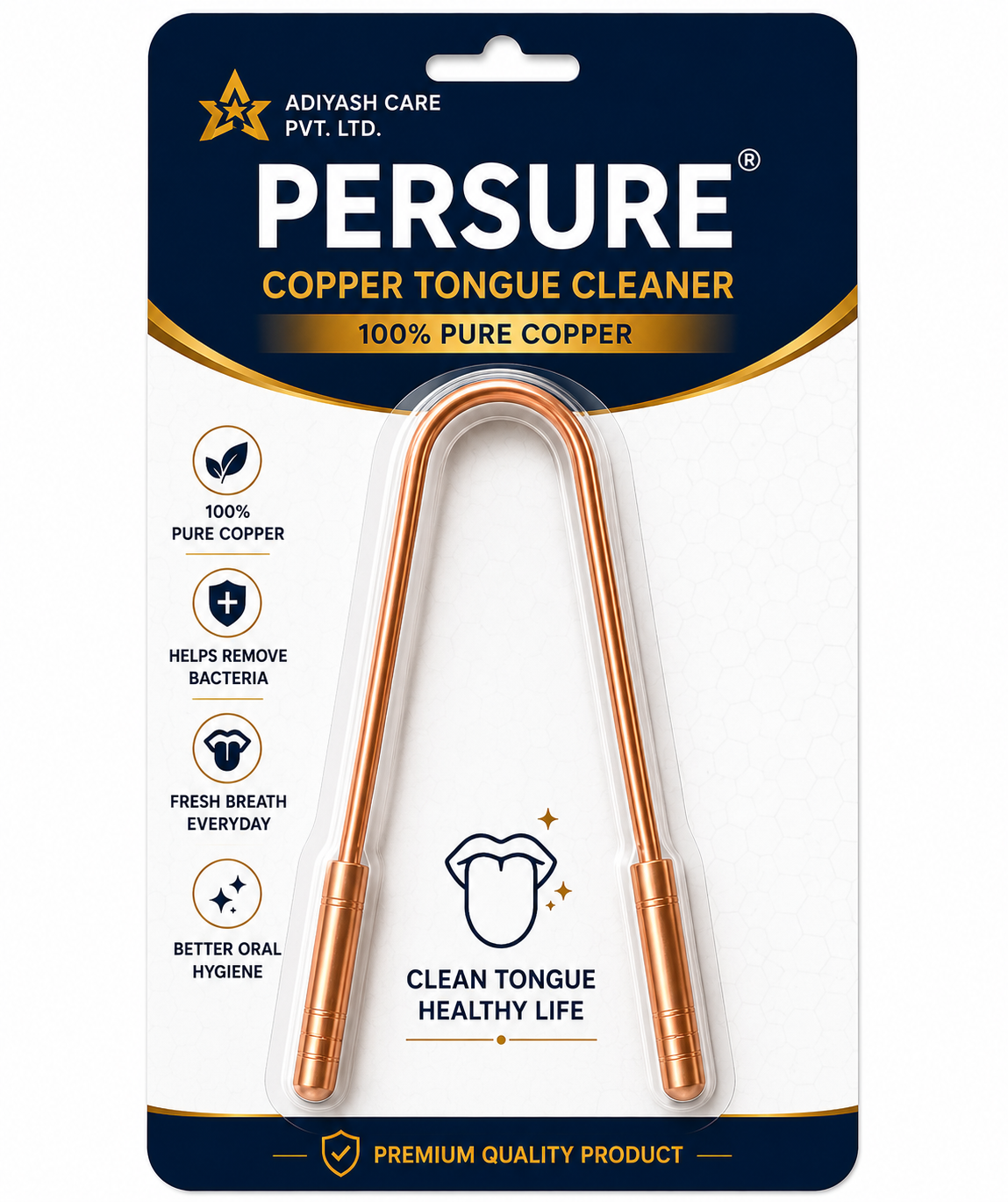 Copper Tongue Cleaner